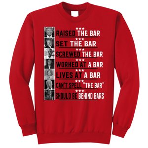 Funny Raised The Bar Donald Trump Sweatshirt