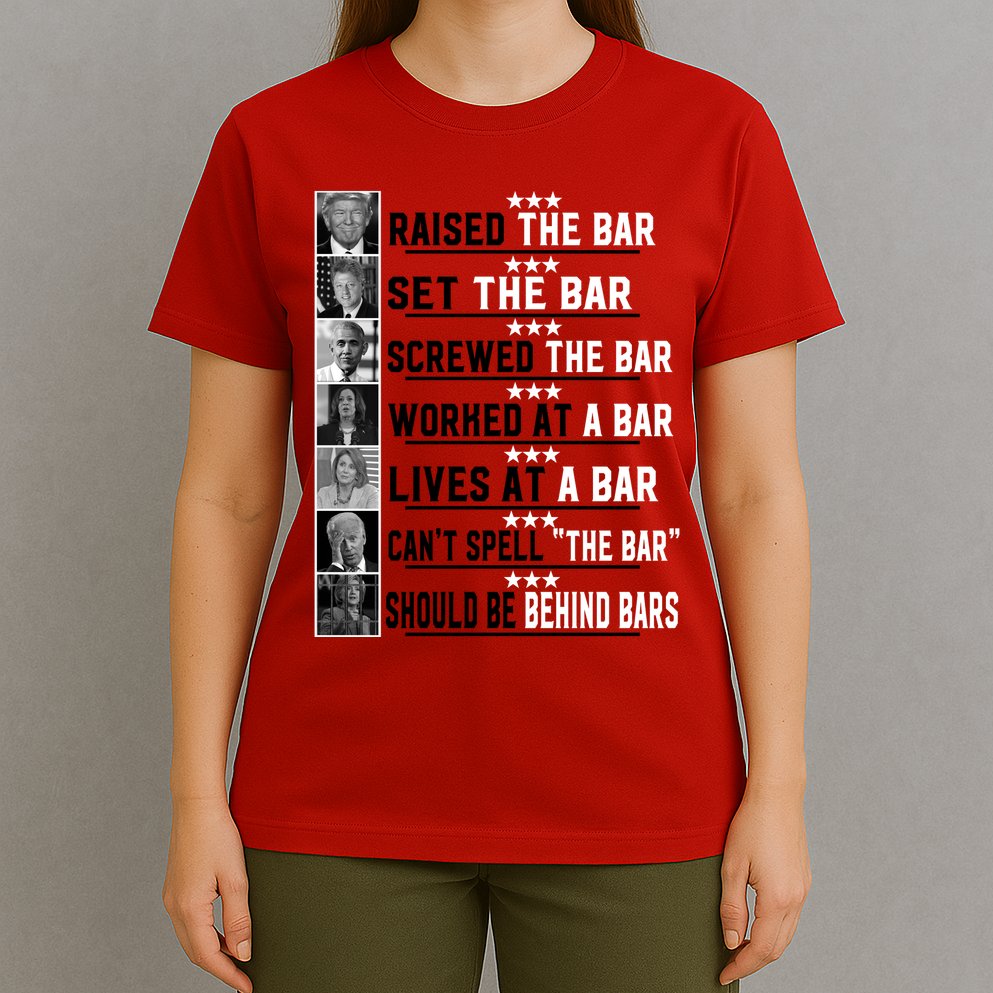 Funny Raised The Bar Donald Trump T-Shirt