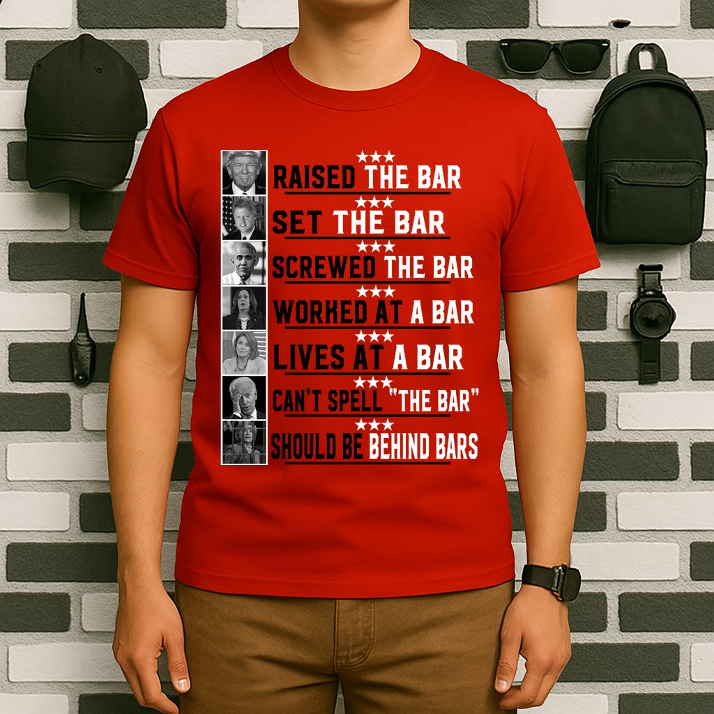 Funny Raised The Bar Donald Trump T-Shirt