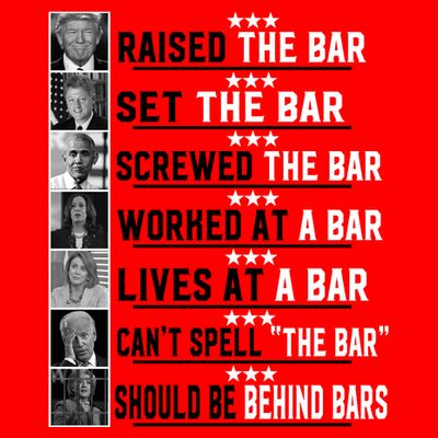 Funny Raised The Bar Donald Trump T-Shirt