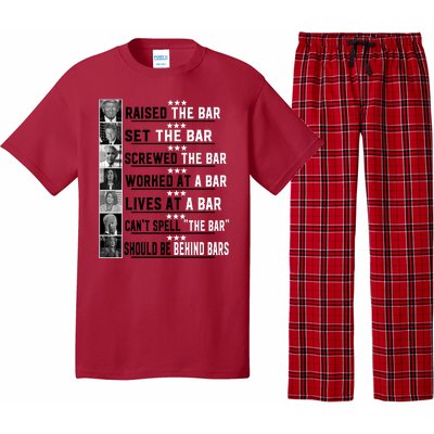 Funny Raised The Bar Donald Trump Pajama Set