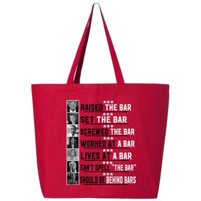 Funny Raised The Bar Donald Trump 25L Jumbo Tote