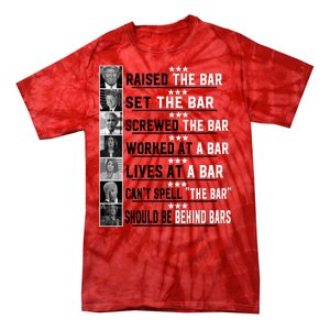 Funny Raised The Bar Donald Trump Tie-Dye T-Shirt