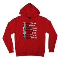 Funny Raised The Bar Donald Trump Tall Hoodie