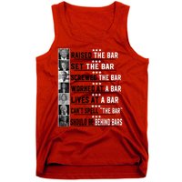 Funny Raised The Bar Donald Trump Tank Top