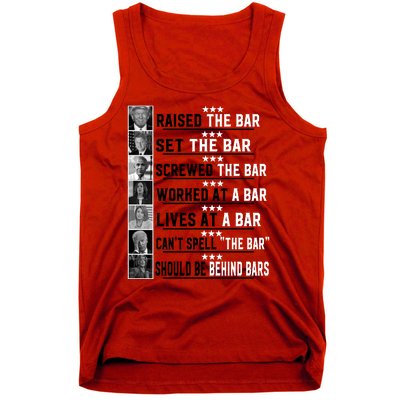 Funny Raised The Bar Donald Trump Tank Top