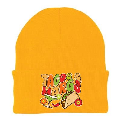 Funny Retro Taco And Margs Margaritas Knit Cap Winter Beanie