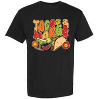Funny Retro Taco And Margs Margaritas Garment-Dyed Heavyweight T-Shirt