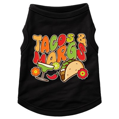 Funny Retro Taco And Margs Margaritas Doggie Tank