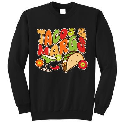 Funny Retro Taco And Margs Margaritas Sweatshirt