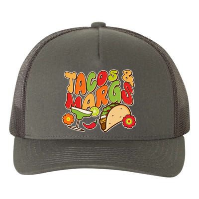 Funny Retro Taco And Margs Margaritas Yupoong Adult 5-Panel Trucker Hat