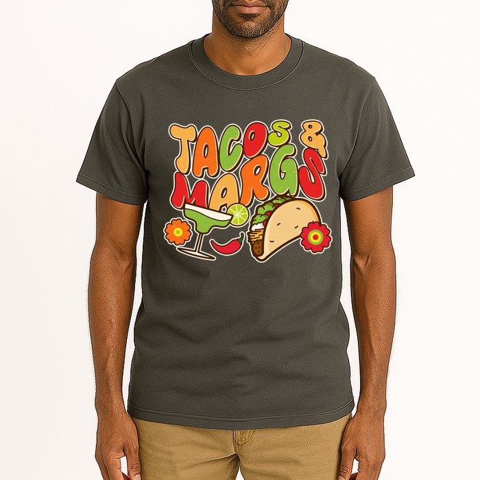 Funny Retro Taco And Margs Margaritas Tall T-Shirt