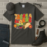 Funny Retro Taco And Margs Margaritas Tall T-Shirt