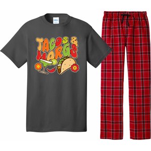 Funny Retro Taco And Margs Margaritas Pajama Set