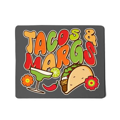 Funny Retro Taco And Margs Margaritas Mousepad