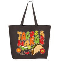 Funny Retro Taco And Margs Margaritas 25L Jumbo Tote