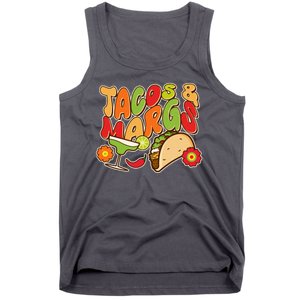 Funny Retro Taco And Margs Margaritas Tank Top