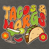 Funny Retro Taco And Margs Margaritas Cotton Canvas Backpack