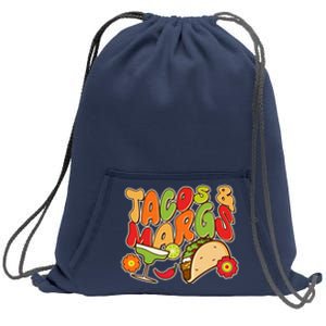 Funny Retro Taco And Margs Margaritas Sweatshirt Cinch Pack Bag