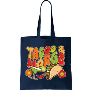 Funny Retro Taco And Margs Margaritas Tote Bag