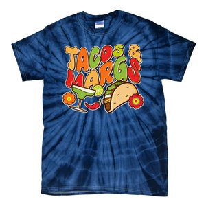 Funny Retro Taco And Margs Margaritas Tie-Dye T-Shirt