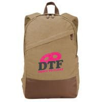 Funny River Tubing Down To Float Summer Float Trip Cotton Canvas Backpack