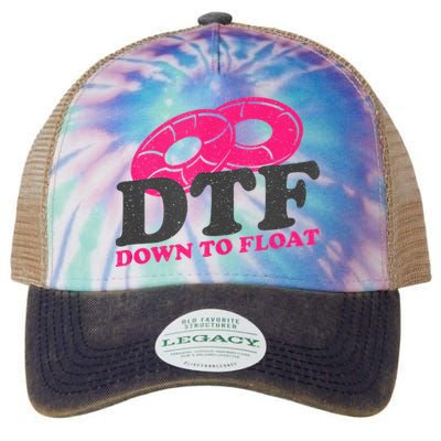 Funny River Tubing Down To Float Summer Float Trip Legacy Tie Dye Trucker Hat