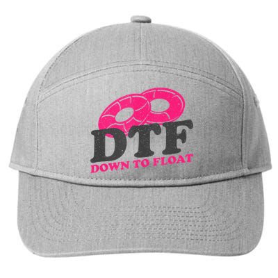 Funny River Tubing Down To Float Summer Float Trip 7-Panel Snapback Hat