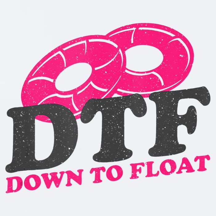Funny River Tubing Down To Float Summer Float Trip Sueded Cloud Jersey T-Shirt