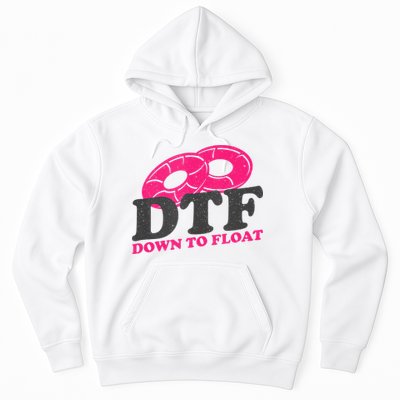 Funny River Tubing Down To Float Summer Float Trip Hoodie