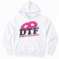 Funny River Tubing Down To Float Summer Float Trip Hoodie