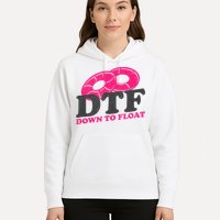 Funny River Tubing Down To Float Summer Float Trip Hoodie
