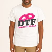 Funny River Tubing Down To Float Summer Float Trip Tall T-Shirt