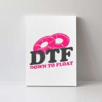 Funny River Tubing Down To Float Summer Float Trip Canvas