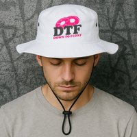 Funny River Tubing Down To Float Summer Float Trip Bucket Hat