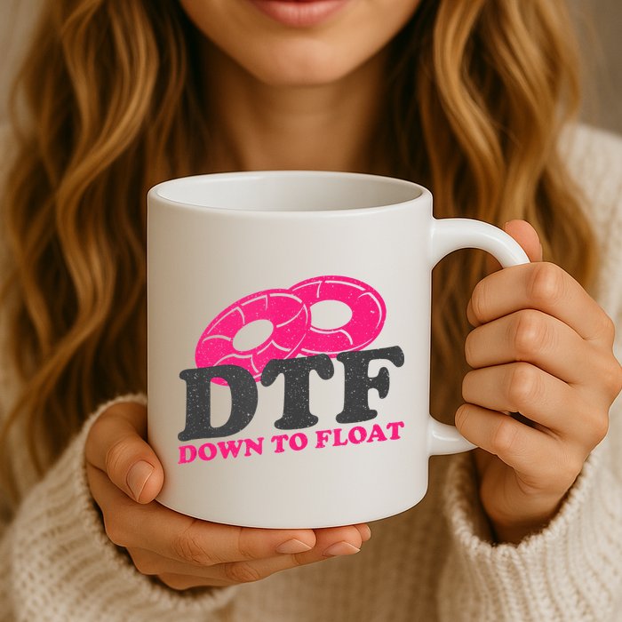 Funny River Tubing Down To Float Summer Float Trip Mug