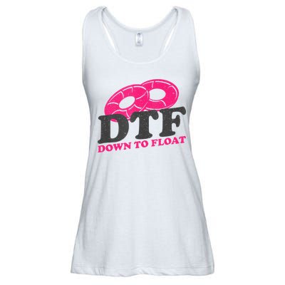 Funny River Tubing Down To Float Summer Float Trip Ladies Essential Flowy Tank