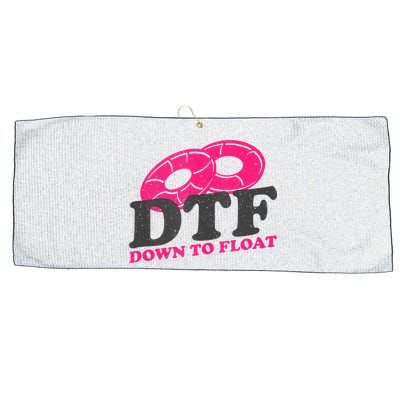 Funny River Tubing Down To Float Summer Float Trip Large Microfiber Waffle Golf Towel
