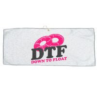 Funny River Tubing Down To Float Summer Float Trip Large Microfiber Waffle Golf Towel