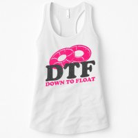 Funny River Tubing Down To Float Summer Float Trip Womens Tank Top