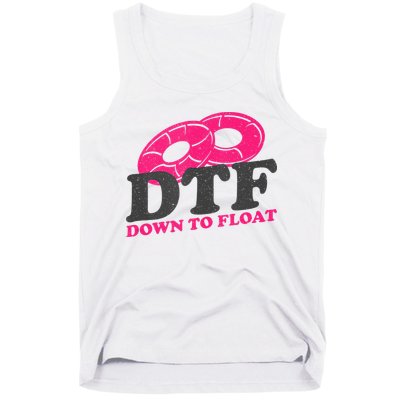 Funny River Tubing Down To Float Summer Float Trip Tank Top