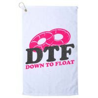 Funny River Tubing Down To Float Summer Float Trip Golf Towel