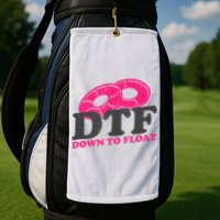 Funny River Tubing Down To Float Summer Float Trip Golf Towel