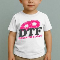 Funny River Tubing Down To Float Summer Float Trip Toddler T-Shirt