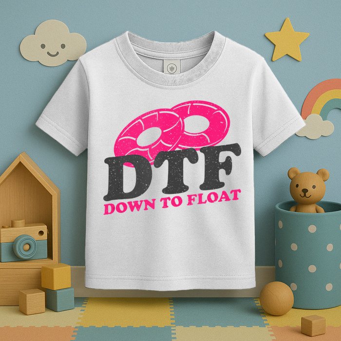 Funny River Tubing Down To Float Summer Float Trip Toddler T-Shirt