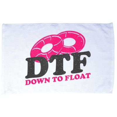 Funny River Tubing Down To Float Summer Float Trip Microfiber Hand Towel