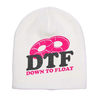 Funny River Tubing Down To Float Summer Float Trip Short Acrylic Beanie