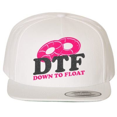 Funny River Tubing Down To Float Summer Float Trip Wool Snapback Cap