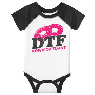 Funny River Tubing Down To Float Summer Float Trip Infant Baby Jersey Bodysuit