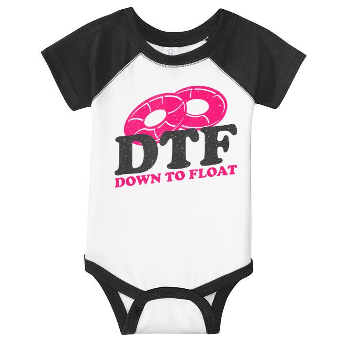 Funny River Tubing Down To Float Summer Float Trip Infant Baby Jersey Bodysuit